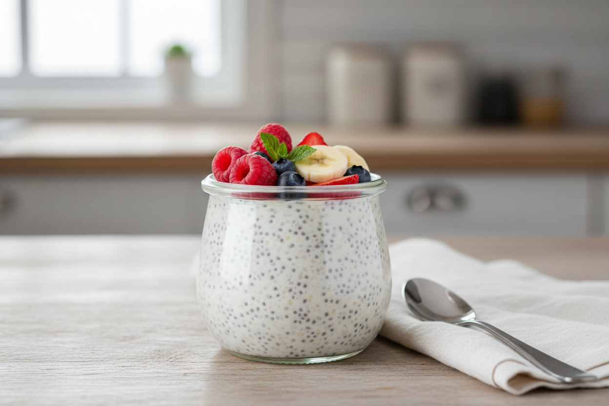 OVERNIGHT OATS mit CHIA-SAMEN
